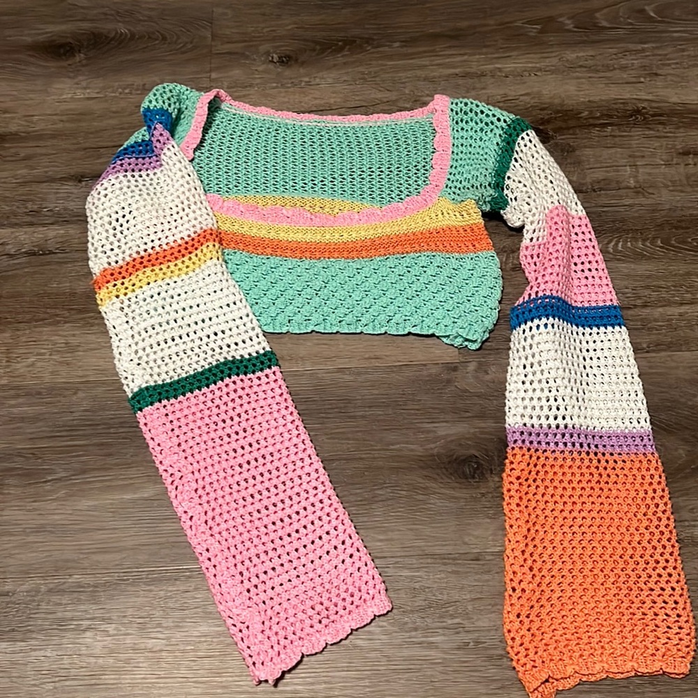 Crochet crop top